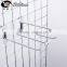 High Quality wholesale supermarket or Jewelry Store double Wire Metal Chrome Bracket Net Display Hook