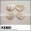 Custom carving shell button with printing word