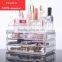 Clear Acrylic Makeup Organizer Storage case/Acrylic organizer drawers/Cosmetic Organizer Jewelry storage acrylic cabinet box