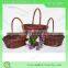 100% handmade Wicker fruit storage basket for home deco