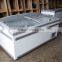 hotel large capacity chest deep freezer curve glass open