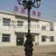 Decorative garden lighting pole