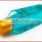 Small plastic hotel bottle with aluminum cap clear empty bottles with caps