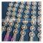 GD20201-1 Jiangsu Nantong Grand Slam 14cm White Water Soluble Embroidered 100% Polyester guipure indian