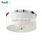 New Ceiling Light With White Fabric Shades