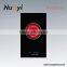 Convenient Black Ceramic Panel Large Induction Cooker with Knob Control