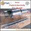 Conical twin screws extruder machine barrel and screw for PVC plastic