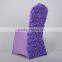 Blue cheap wedding spandex chair covers wholesale good quality ruffled chair cover