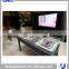 luxury custom led light glass watch store showcase