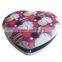 Hot printing heart shape custom fashion aluminum cosmetic mirror                        
                                                Quality Choice