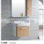Big size hot sale high quality wall mounted one piece modern bathroom vanity
