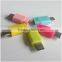 2015 hot selling colorful and useful USB 3.1 type-c male to micro female adapter