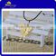 Wedding gift Butterfly Custom Gold Plated Pendant, Gold Foil Necklace For Women