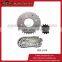 Motorcycle Chain And Sprocket Kits 428, 428H, 420, 520, 520H, Good Quality Anti-fatigue Performance Chain And Sprocket