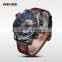 Weide genuine leather waterproof casual wrist watch