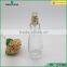clear glass face lotion bottle with pump sprayer