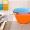 new design round plastic salad bowl set plastic mixing bowl