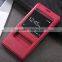 PU Leather wallet flip case for sony xperia Z3,window view cover for sony xperia