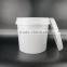 18lt Round PP Plastic Buckets With Lids & Handle, Anti Static Pail for Oil Lubricants