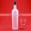 Populary best price triangle liqueur bottle 700ml wine glass bottle frosted high flint bottles