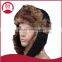 design your logo ear flap winter hat