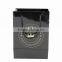 Coated Paper Printed Luxury Black With Logo Paper Bag
