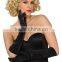 Black Full Long Satin Bridal Gloves Factory Suppliers Black Full Long Satin Bridal Gloves