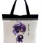 wholesale custom printed anime woman hand bag 2016 designer, lady hand bag