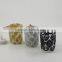 2016 hot sell Speckled Silver/Gold Mercury Votive Glass Candle Holder