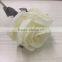 wholesale pure white rose flower artificial diamond rose head for sale