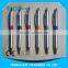 Custom kind of size high quality click meta Plastic Ball-point Pen