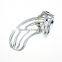 Girls Lock The Steel Anal Lock Penis Ring Sex Toy Chastity Cock Cage