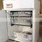 CE approved DLF-T5 full automatic 264 chicken egg incubator for sale