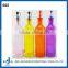 colorful 500ml olive oil glass bottle with metal dispenser