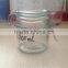 Wholsale 100ml clip glass jar & glass jar with metal clip and glass lid