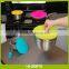 Set of 4 Silicone Lids Set 6" 8" 10" 12" Food Covers Bowl Covers Microwave Covers Skillet or Pan Lids
