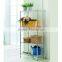 4 Tier Chrome Storage Shelf Cabinet