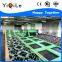 2016 indoor trampoline park heavy duty trampoline gymnastic square trampoline