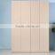 Bedroom wall wardrobe with for doors/bedroom wardrobe with a cheap price for sale