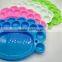 Art Craft Material Supplies Wholesale Children Watercolor Plastic Palette, Animal Foot Shaper 16 Wells Color Palette