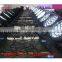 36*18w led 6 in 1 moving head wash rgbwa uv zoom