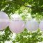 YIWU 8" 10" 12" 14" Round Paper Lanterns Lamp Shade Wedding Birthday Party Decoration