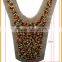 All color diamonds beaded applique AI-2414