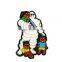 Promotional plastic colorful custom rubber pvc lapel pins
