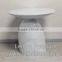 Design antique dining room white mushroom bar MDF table