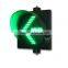 Crossing road 300mm arrow green signal light led traffic lights