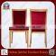 China Red Imitated Wood Dining Restaurant Chair