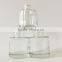 50 ml straight round clear glass perfume empty bottle with pump sprayer