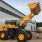 5T fork wheel loader for sale with wood clipper