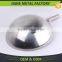 Chinese Welded Joint Wok Stainless Steel Cookware Set